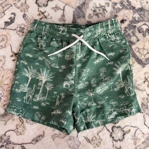Janie and Jack Baby Boy Safari Toile Swim Trunk